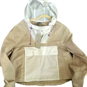 Sweaty Betty NWT oversized pullover with linen  arms NWT